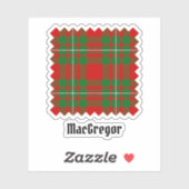 Sticker Clan Gregor Tartan (Feuille)