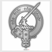 Sticker Clan Gunn Crest (Old Norse) (Feuille)