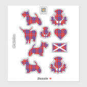 Sticker Clan Hamilton Tartan (Feuille)