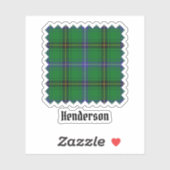 Sticker Clan Henderson Tartan (Feuille)