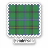 Sticker Clan Henderson Tartan (Devant)