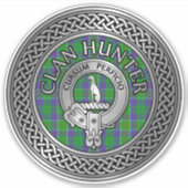 Sticker Clan Hunter Crest & Tartan Knot (Devant)