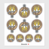 Sticker Clan Johnston Crest (Feuille)
