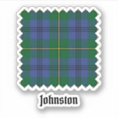 Sticker Clan Johnston Tartan (Devant)