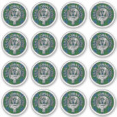 Sticker Clan Johnstone Crest & Tartan Knot (Devant)