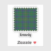 Sticker Clan Kennedy Tartan (Feuille)