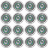 Sticker Clan Lamont Crest & Tartan Knot (Devant)