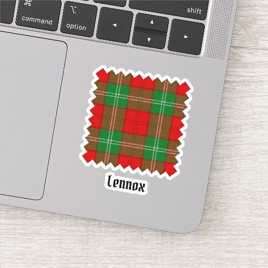 Sticker Clan Lennox Tartan (Détail)