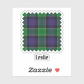 Sticker Clan Leslie Chasse Tartan (Feuille)