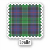 Sticker Clan Leslie Chasse Tartan (Devant)