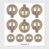 Sticker Clan MacAlister Crest (Feuille)