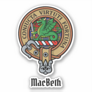 Sticker Clan MacBeth Crest