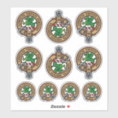 Sticker Clan MacBeth Crest (Feuille)