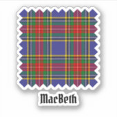 Sticker Clan MacBeth Tartan (Devant)