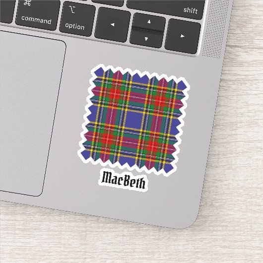Sticker Clan MacBeth Tartan (Détail)