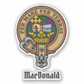 Sticker Clan MacDonald Crest (Devant)