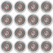 Sticker Clan MacDuff Crest & Tartan Knot (Devant)