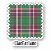 Sticker Clan MacFarlane Chasse moderne Tartan (Devant)