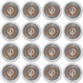 Sticker Clan MacFie Crest & Tartan Knot (Devant)