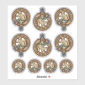 Sticker Clan MacGowan Crest (Feuille)
