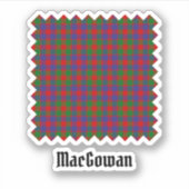 Sticker Clan MacGowan Tartan (Devant)
