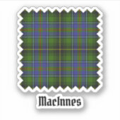 Sticker Clan MacInnes Tartan (Devant)