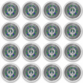 Sticker Clan MacKay Crest & Tartan Knot (Devant)