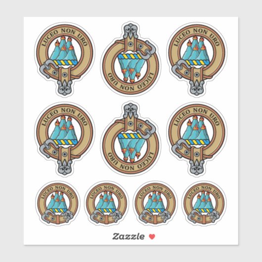 Sticker Clan MacKenzie Crest (Feuille)