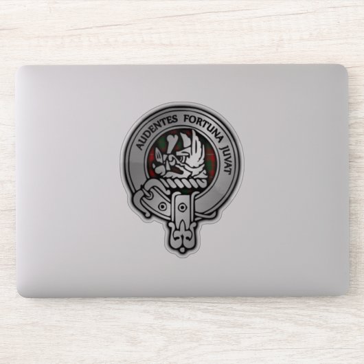 Sticker Clan MacKinnon Crest & Tartan (Ordinateur)