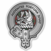 Sticker Clan MacKinnon Crest & Tartan (Devant)