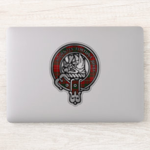 Sticker Clan MacKinnon Tartan Crest