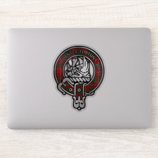 Sticker Clan MacKinnon Tartan Crest (Ordinateur)