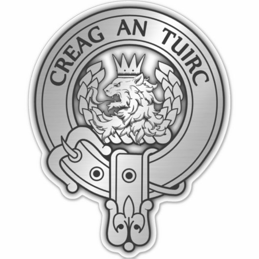 Sticker Clan MacLaren Crest (Devant)