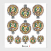 Sticker Clan MacLaren Crest (Feuille)
