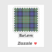 Sticker Clan MacLaren Tartan (Feuille)