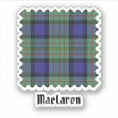Sticker Clan MacLaren Tartan (Devant)