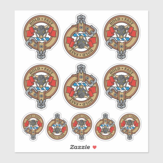 Sticker Clan MacLeod Crest (Feuille)