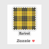 Sticker Clan Macleod de Lewis Tartan (Feuille)