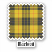 Sticker Clan Macleod de Lewis Tartan (Devant)