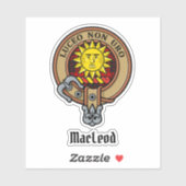 Sticker Clan MacLeod de Raasay Crest (Feuille)