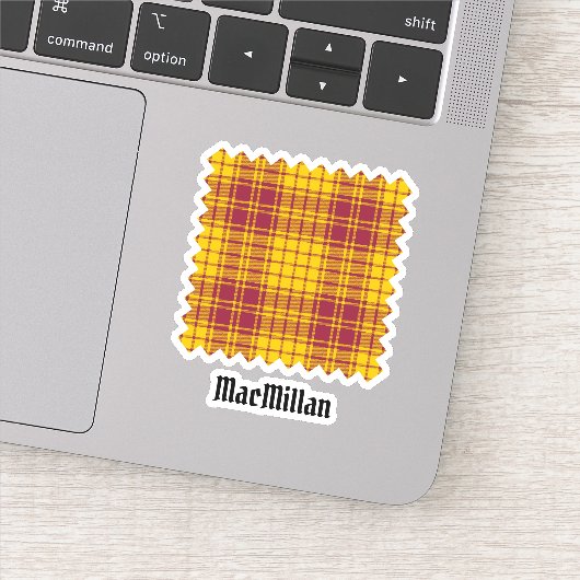 Sticker Clan MacMillan robe Tartan (Détail)