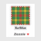 Sticker Clan MacMillan Tartan (Feuille)