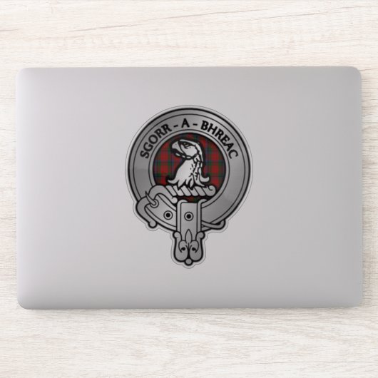Sticker Clan MacNeacail (MacNicol/Nicolson) Crest & Tartan (Ordinateur)