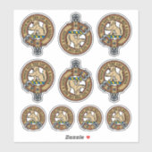 Sticker Clan MacPherson Crest (Feuille)