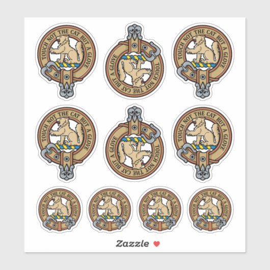 Sticker Clan MacPherson Crest (Feuille)