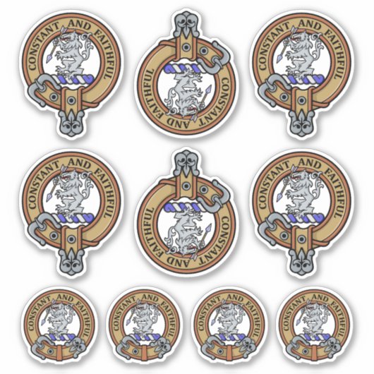 Sticker Clan MacQueen Crest (Devant)