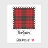 Sticker Clan MacQueen Tartan (Feuille)