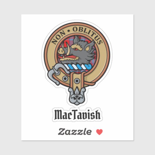 Sticker Clan MacTavish Crest (Feuille)