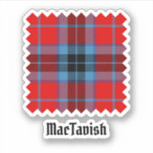 Sticker Clan MacTavish Tartan (Devant)