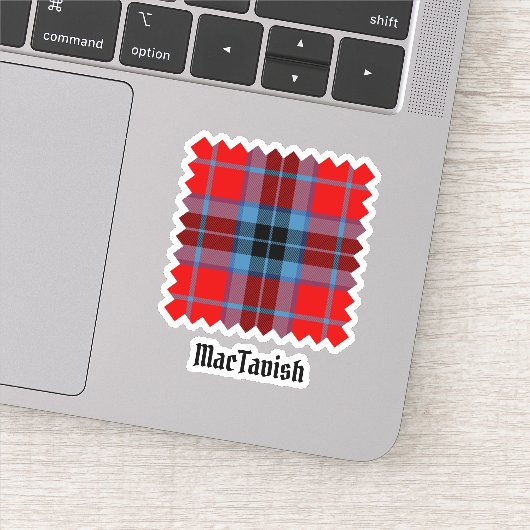 Sticker Clan MacTavish Tartan (Détail)